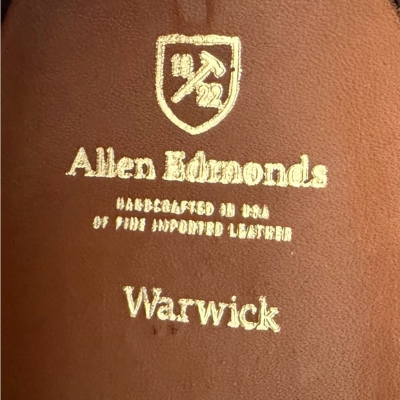 Allen Edmonds Warwick Monk Strap Dress Shoes. Size 11 1/2 E. Black Leather. NWOT main image 4